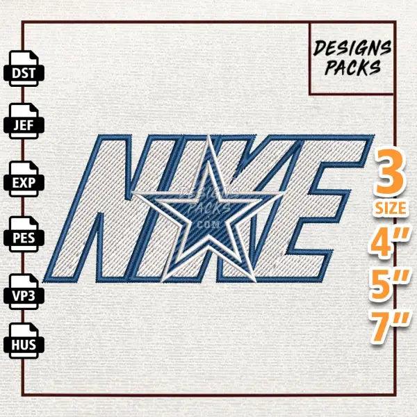 Football Dallas Cowboys Embroidery Design