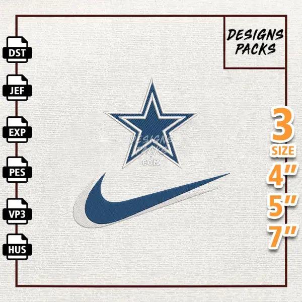 Football Dallas Cowboys Embroidery Design