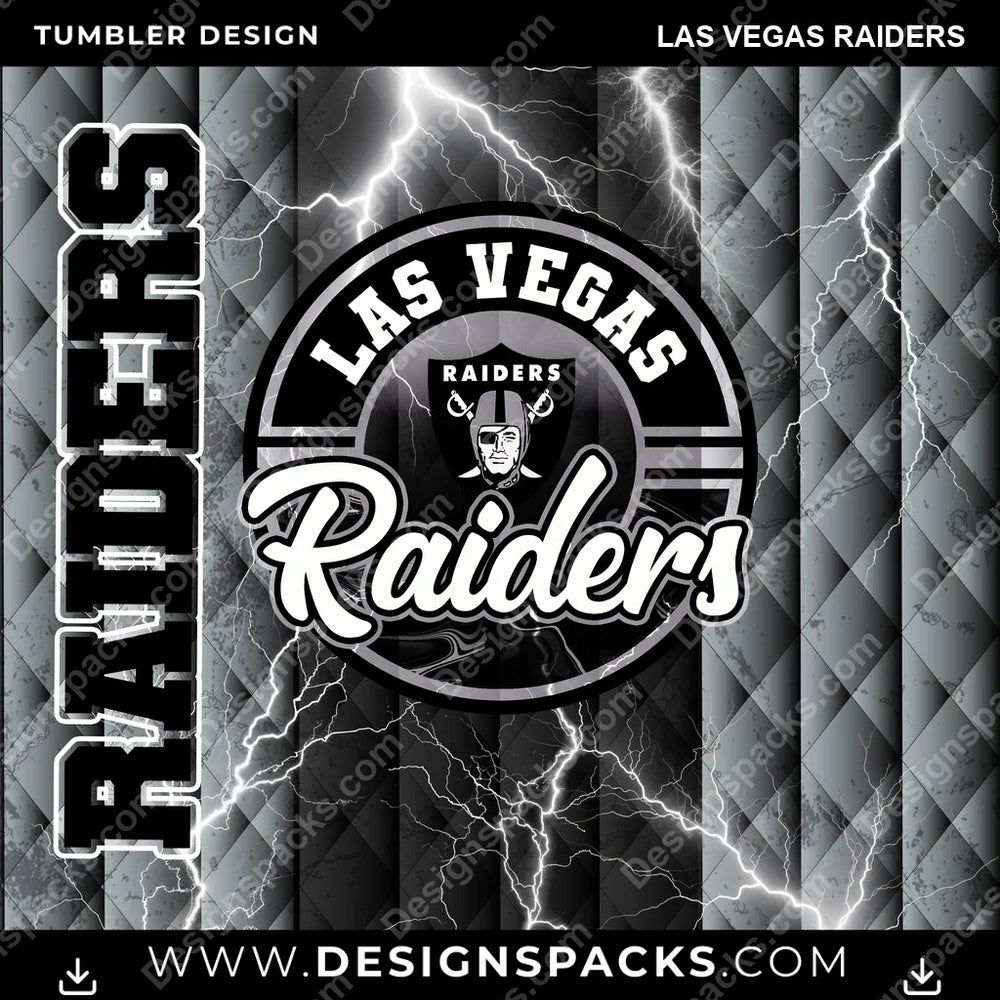 Football Diamond Las Vegas Raiders NFL Football Tumbler Digital Wrap Design Download