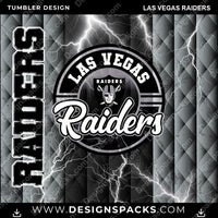 Load image into Gallery viewer, Football Diamond Las Vegas Raiders NFL Football Tumbler Digital Wrap Design Download
