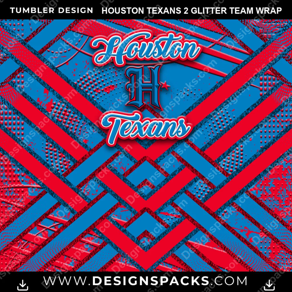 Football Glitter Stripe Houston Texans 2 Glitter Team NFL Football Tumbler Digital Wrap Design Download