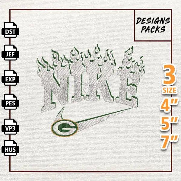 Football Green Bay Packers Embroidery Design
