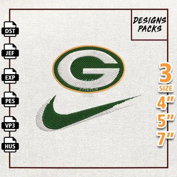 Football Green Bay Packers Embroidery Design