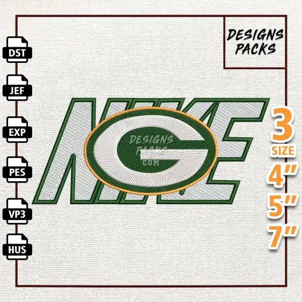 Football Green Bay Packers Embroidery Design
