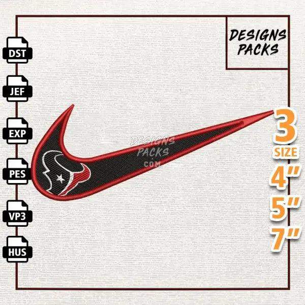 Football Houston Texans Embroidery Design