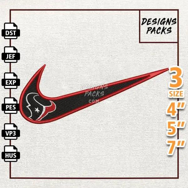 Football Houston Texans Embroidery Design