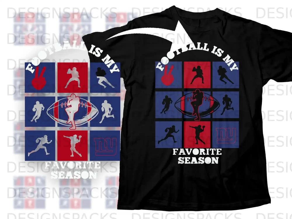 FOOTBALL IS MY FAVORITE SEASON NY GIANTS product type