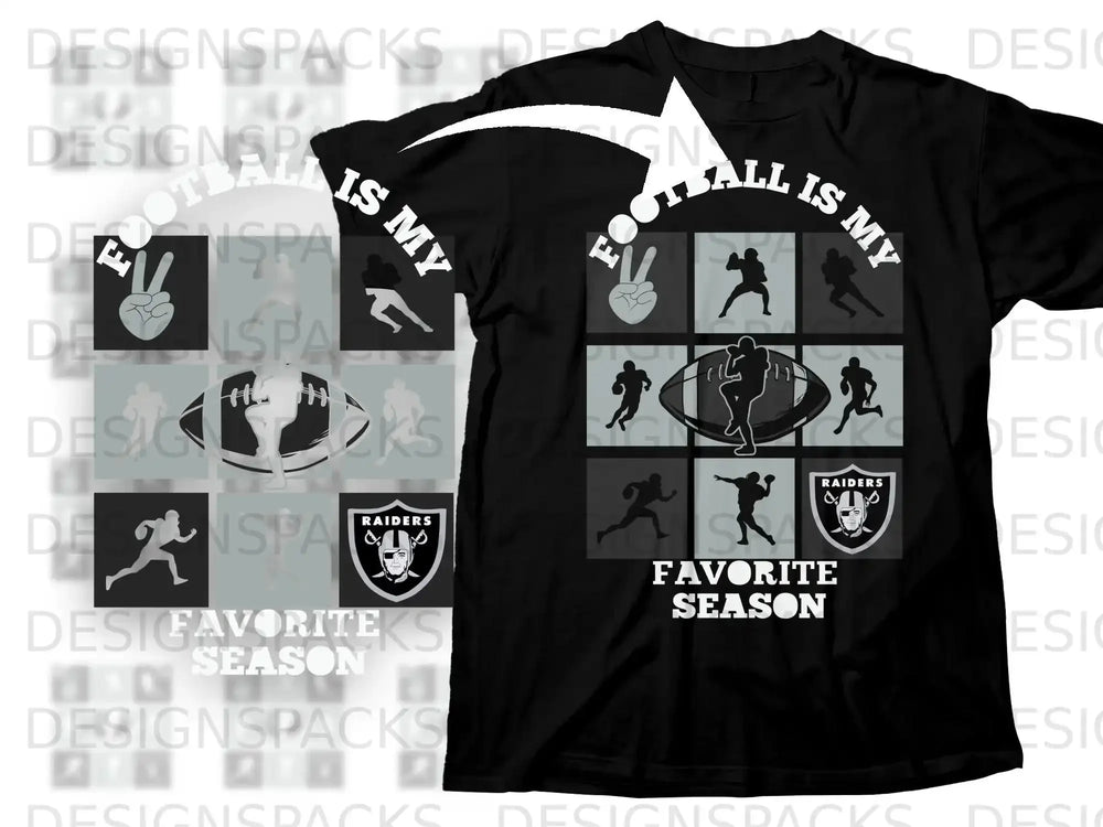 FOOTBALL IS MY FAVORITE SEASON RAIDERS product type
