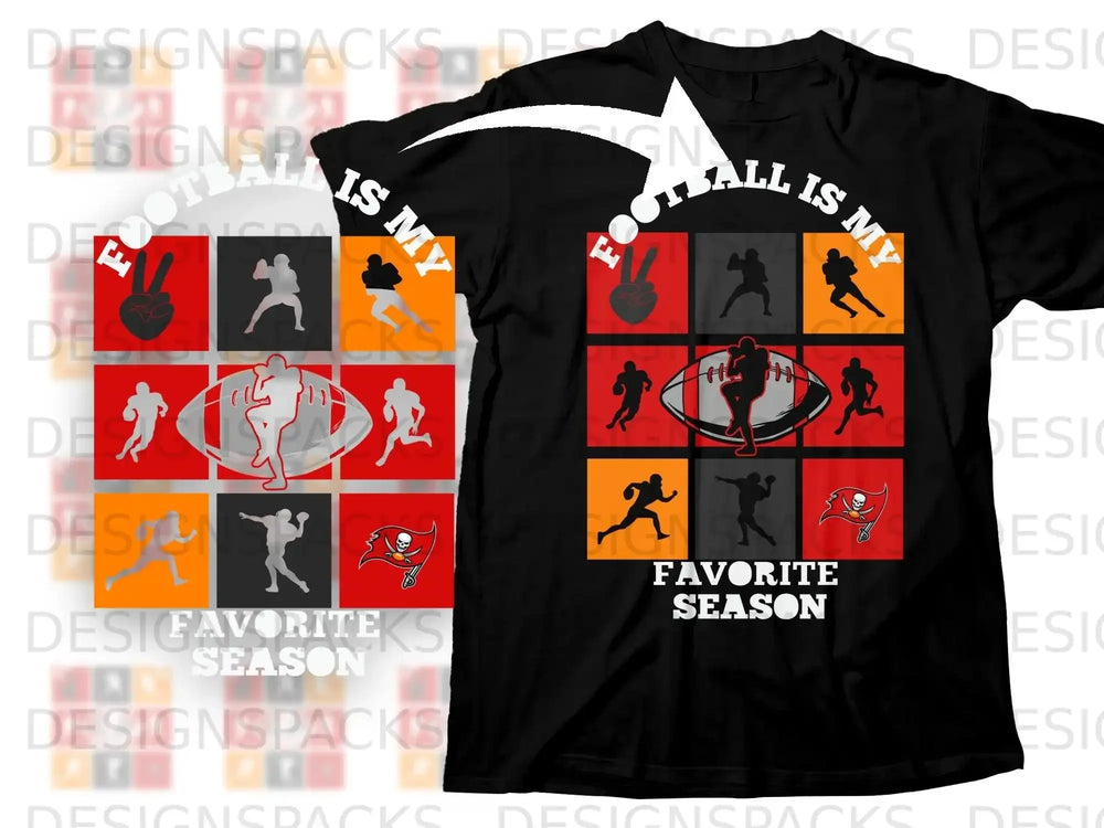 Football Is My Favorite Season Buccaneers product type