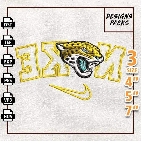 Football Jacksonville Jaguars Embroidery Design