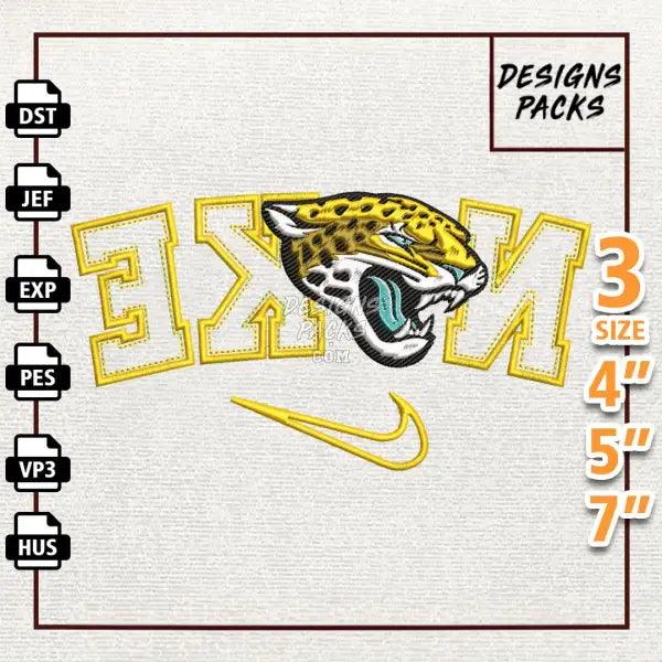 Football Jacksonville Jaguars Embroidery Design