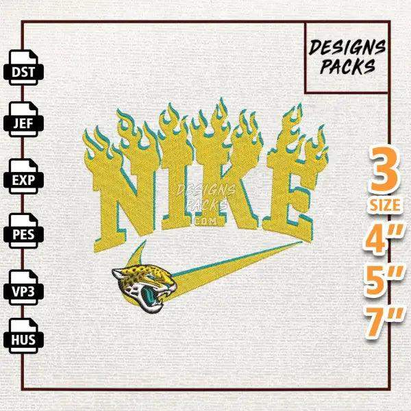 Football Jacksonville Jaguars Embroidery Design