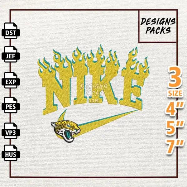 Football Jacksonville Jaguars Embroidery Design