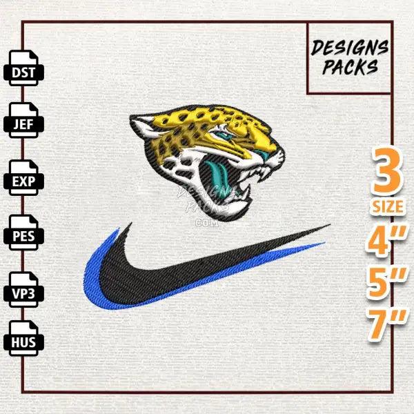 Football Jacksonville Jaguars Embroidery Design