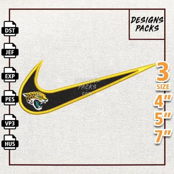 Football Jacksonville Jaguars Embroidery Design