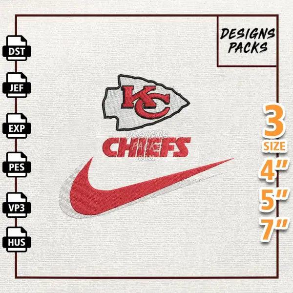 Football Kansas City Chiefs Embroidery Design