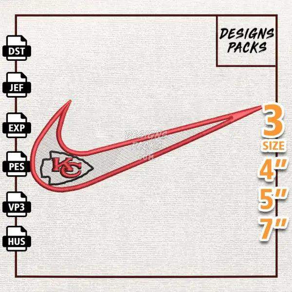 Football Kansas City Chiefs Embroidery Design