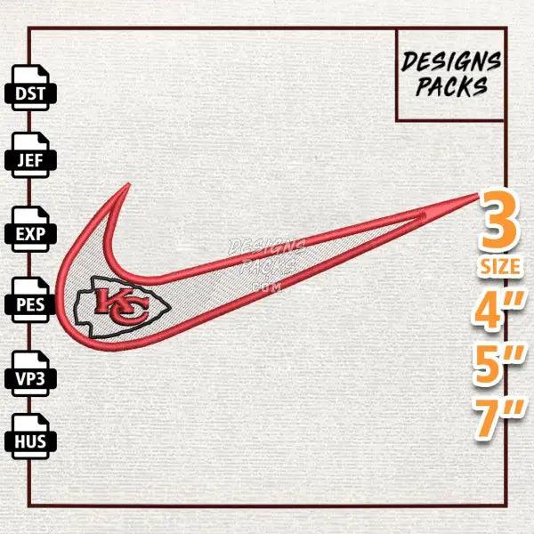 Football Kansas City Chiefs Embroidery Design