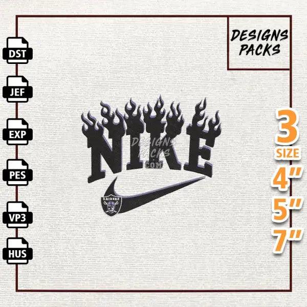 Football Las Vegas Raiders Embroidery Design