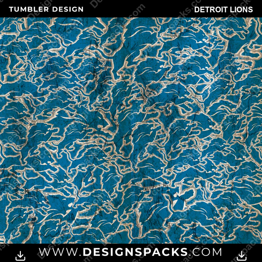 Football Logo BG Detroit Lions NFL Football Tumbler Digital Wrap Design Download