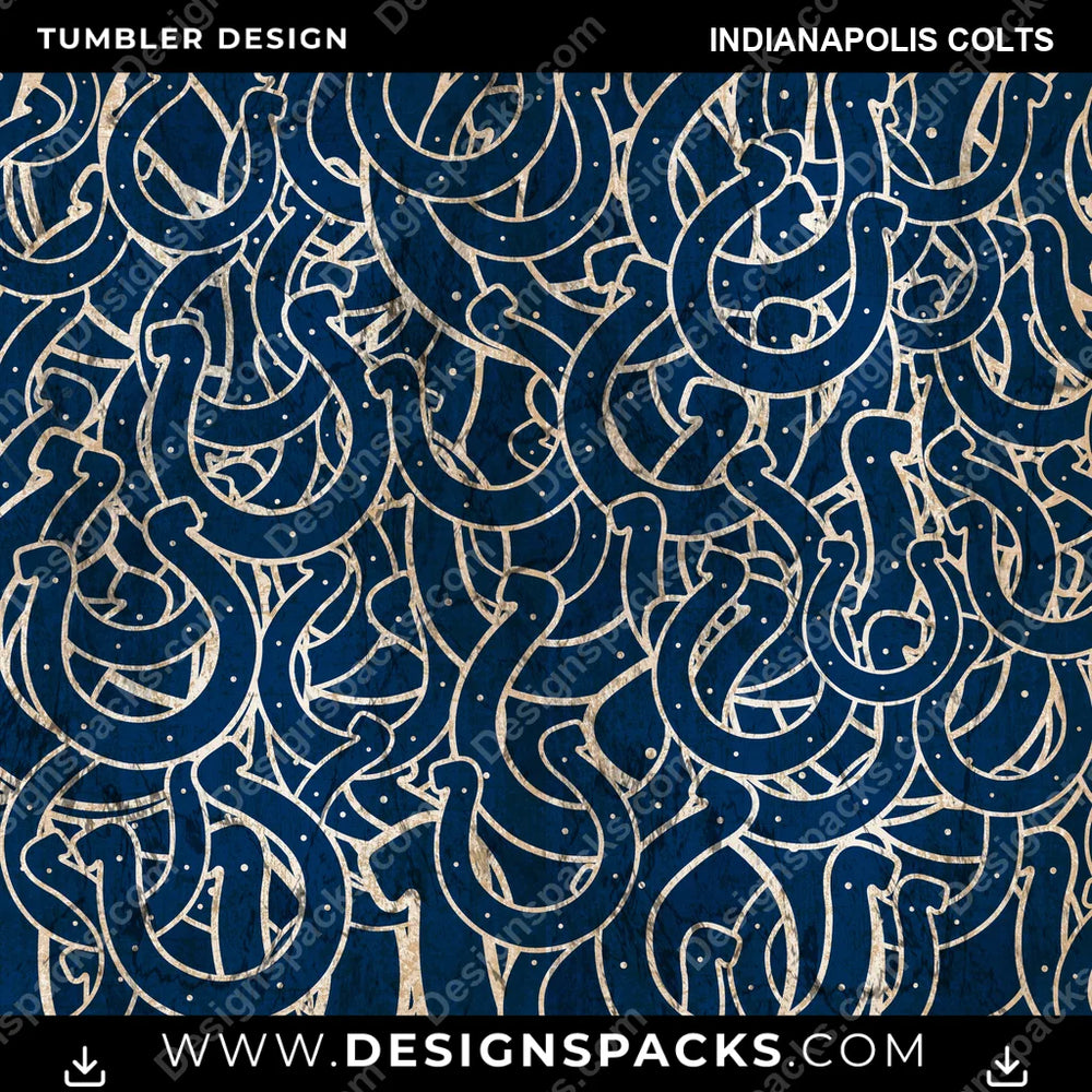 Football Logo BG Indianapolis Colts NFL Football Tumbler Digital Wrap Design Download