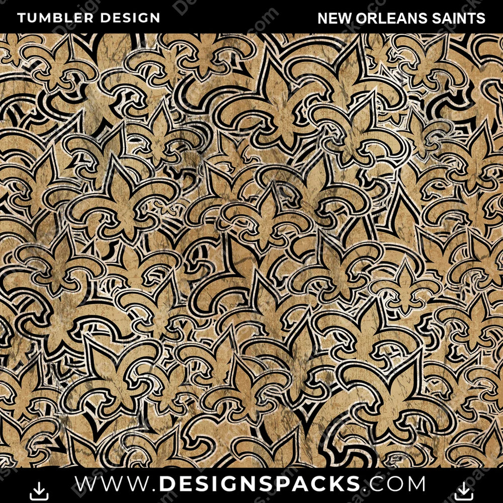 Football Logo BG New Orleans Saints NFL Football Tumbler Digital Wrap Design Download