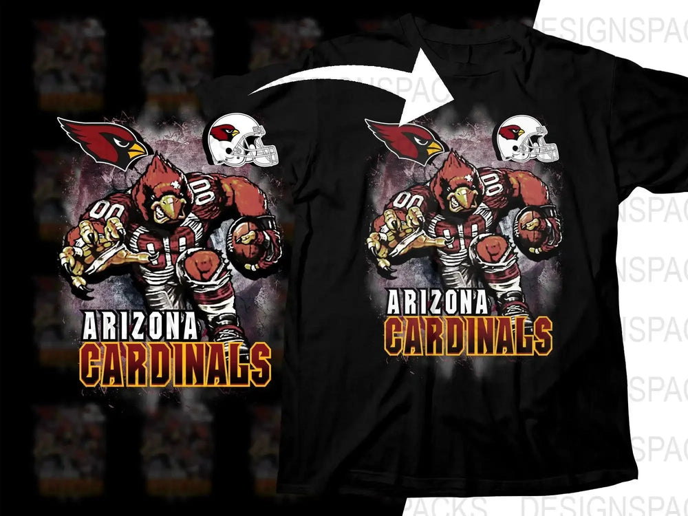 Football Mascot Cardinals Team Png Digital Download