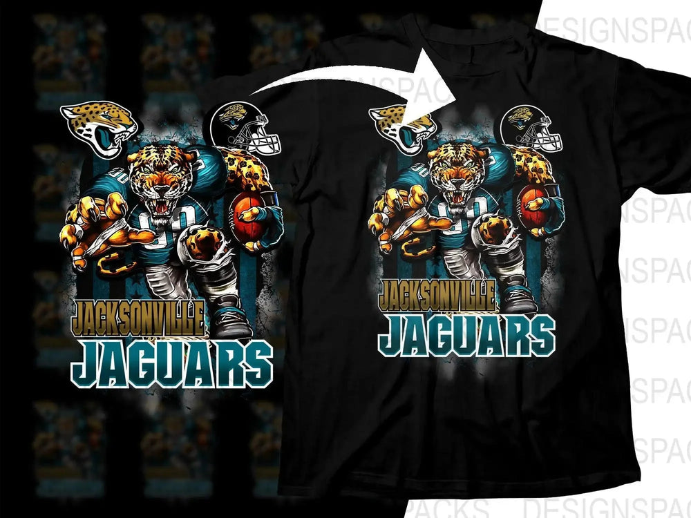 Football Mascot Jaguars Team Png Digital Download