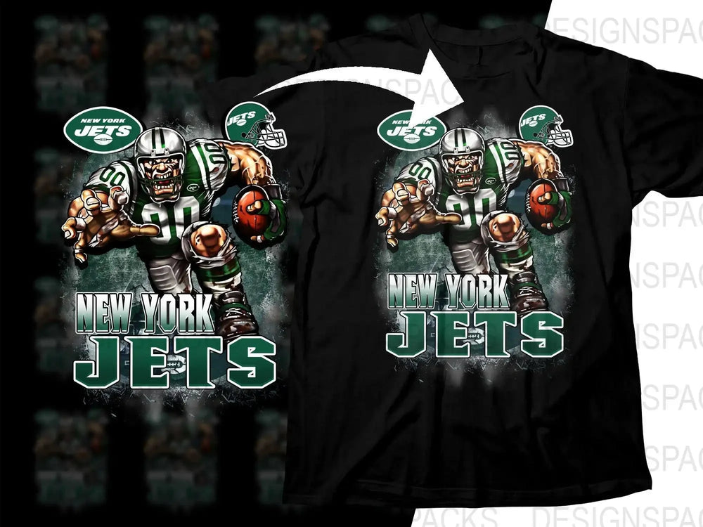 Football Mascot New York Jets Team Png Digital Download