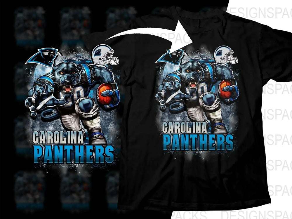 Football Mascot Panthers Team Png Digital Download