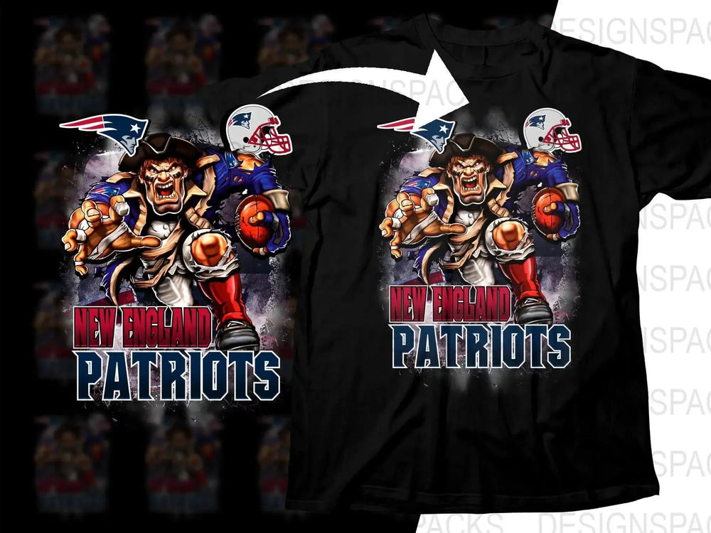 Football Mascot Patriots Team Png Digital Download