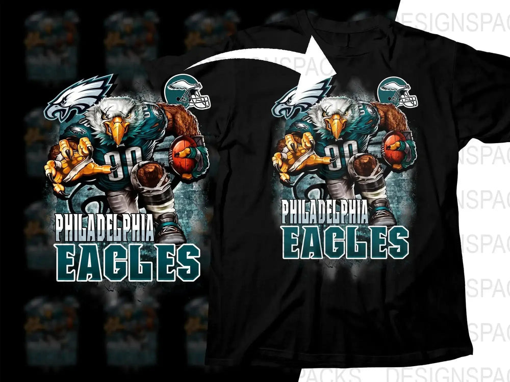 Football Mascot Philadelphia Eagles Team Png Digital Download