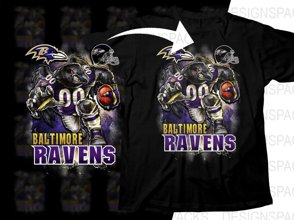 Football Mascot Ravens Team Png Digital Download