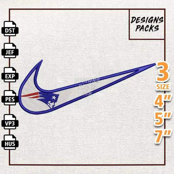 Football New England Patriots Embroidery Design