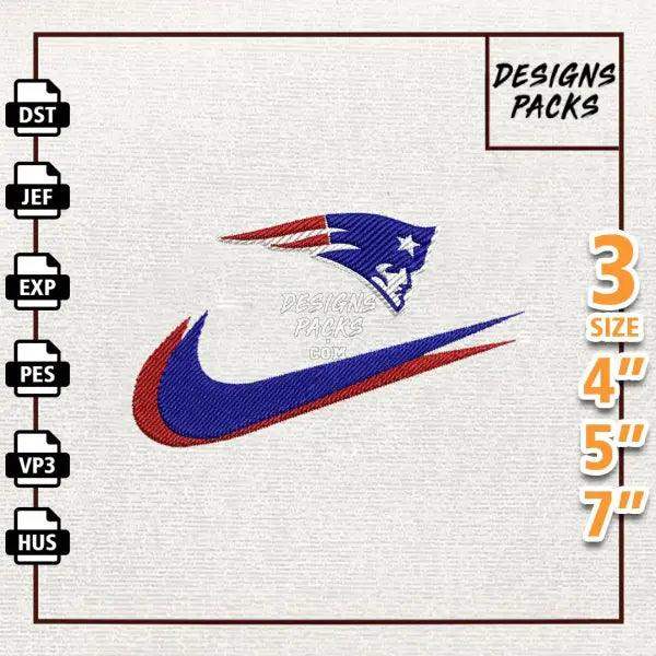 Football New England Patriots Embroidery Design