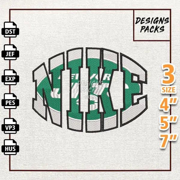 Football New York Jets Embroidery Design