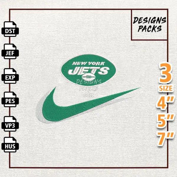 Football New York Jets Embroidery Design