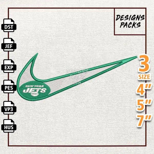 Football New York Jets Embroidery Design