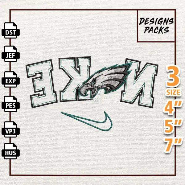 Football Philadelphia Eagles Embroidery Design