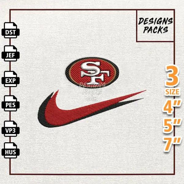 Football San Francisco 49ers Embroidery Design