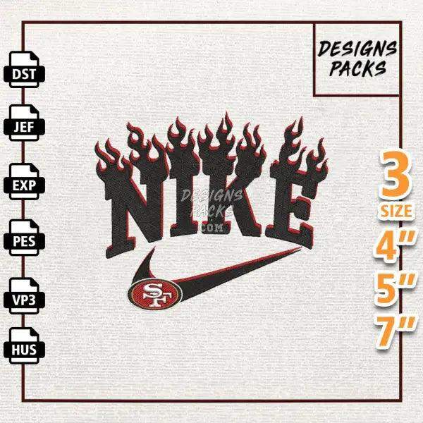 Football San Francisco 49ers Embroidery Design