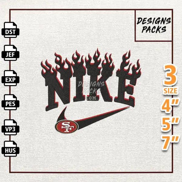 Football San Francisco 49ers Embroidery Design