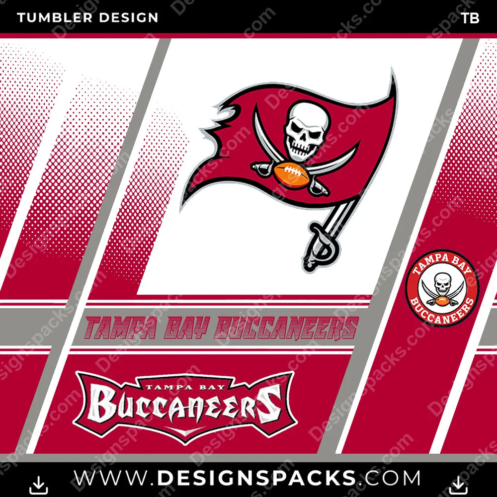 Football Sports TB NFL Football Tumbler Digital Wrap Design Download