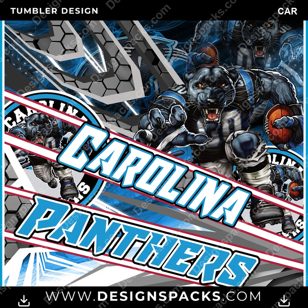 Football Sporty CAR NFL Football Tumbler Digital Wrap Design Download