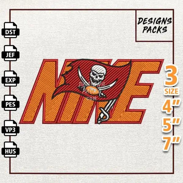 Football Tampa Bay Buccaneers Embroidery Design