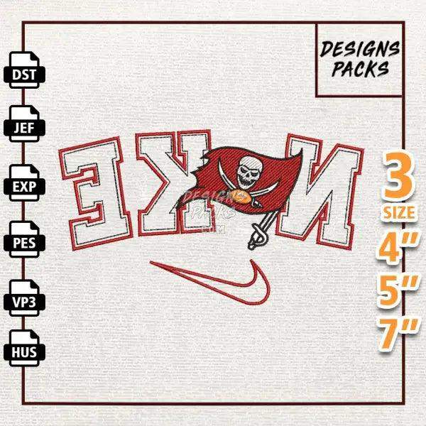 Football Tampa Bay Buccaneers Embroidery Design