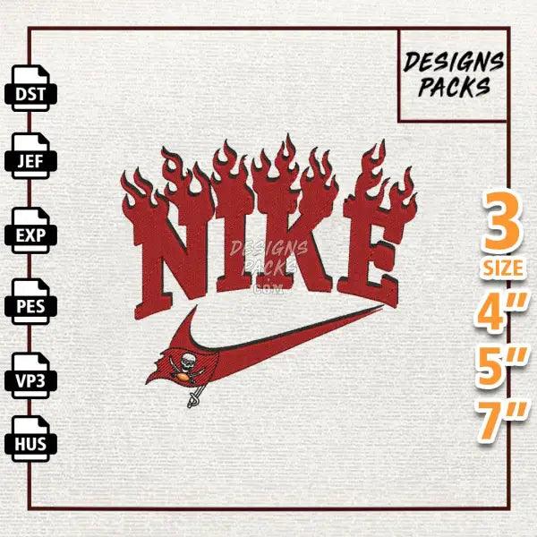 Football Tampa Bay Buccaneers Embroidery Design