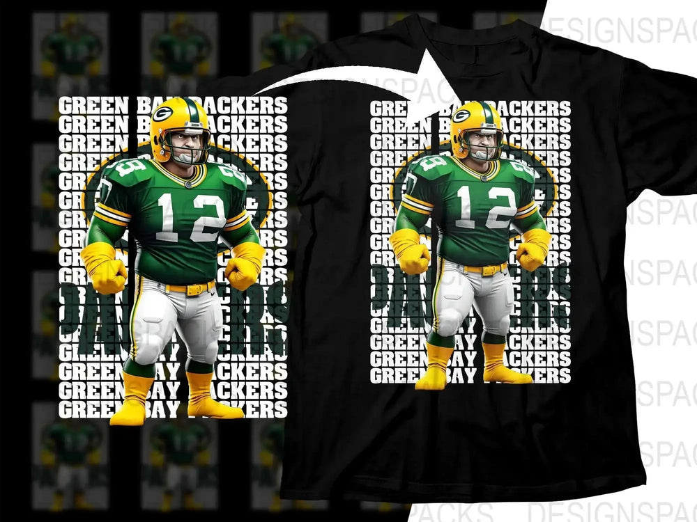 Football Team Green Bay Packers Mascot Png Digital Download