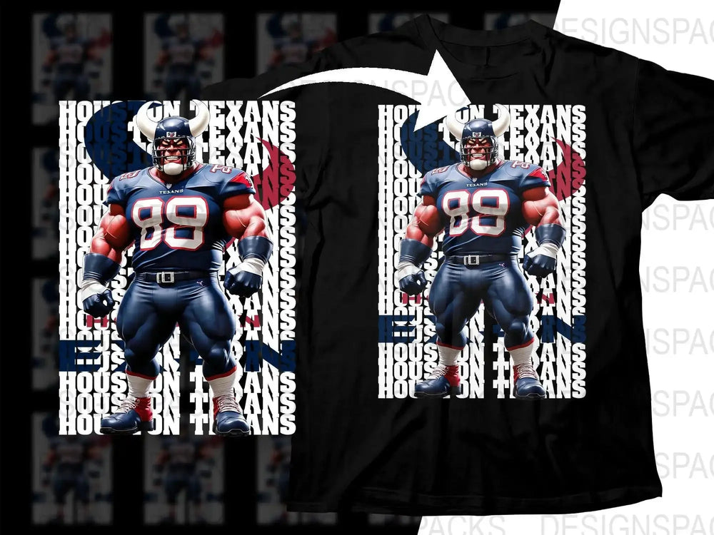 Football Team Houston Texans Mascot Png Digital Download