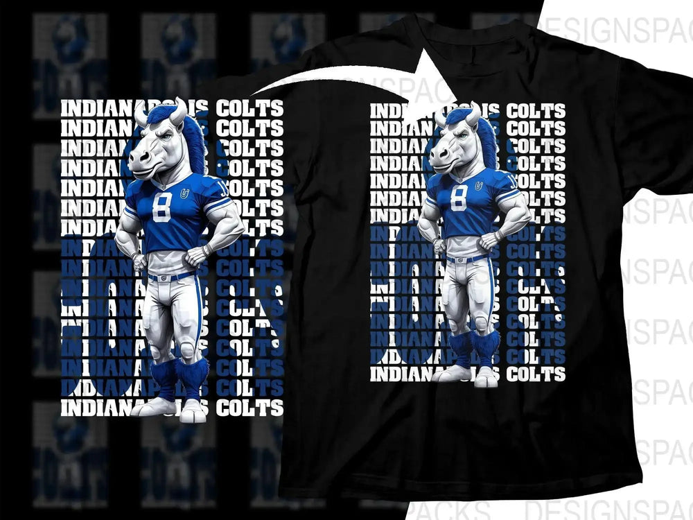 Football Team Indianapolis Colts Mascot Png Digital Download